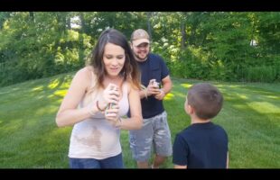 Silly String Gender Reveal FAIL