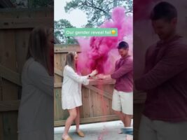 gender reveal FAIL 😳😳 #shorts