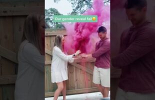 gender reveal FAIL 😳😳 #shorts