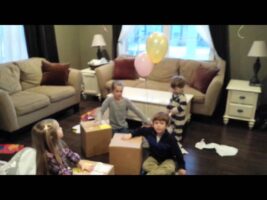 Surprising kids: baby gender reveal