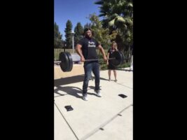 Best gender reveal ever weight lifting