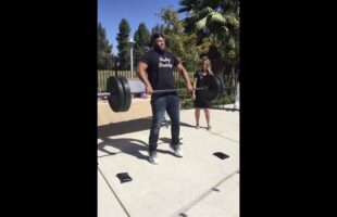 Best gender reveal ever weight lifting