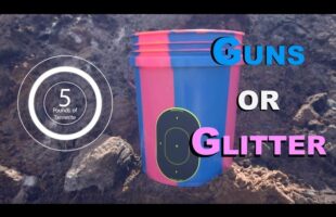 Guns or Glitter Gender Reveal Party