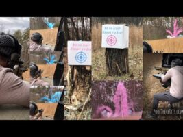 Epic Exploding Tannerite Powder Box Target for Twins Gender Reveal!