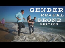 Awesome Baby Gender Reveal Filmed By Drone