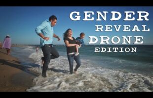 Awesome Baby Gender Reveal Filmed By Drone