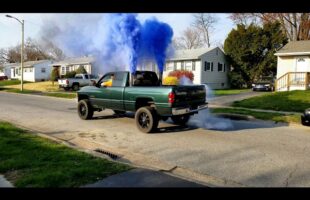 Diesel truck gender reveal