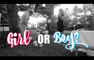 BALLOON DROP GENDER REVEAL!