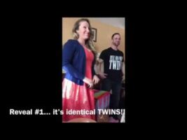 Gender reveal video… twins!!