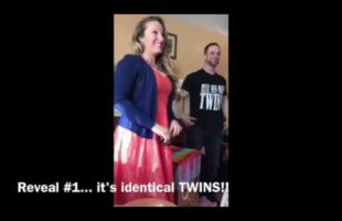 Gender reveal video… twins!!