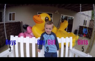 Fraternal Twin Gender Reveal Video