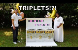 Gender Reveal Surprise! Triplets!