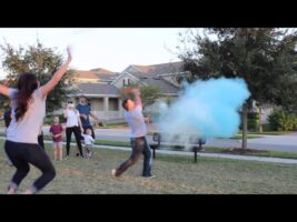 Baseball Baby Gender Reveal