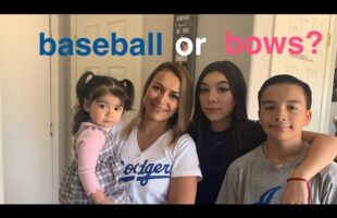 GENDER REVEL VLOG!!! BASEBALL OR BOWS?!