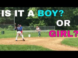 Baseball gender reveal/proposal