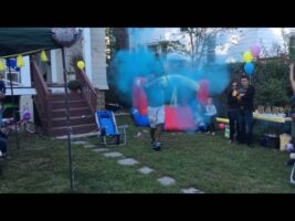 Amazing Baseball Baby Gender Reveal