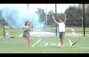 Beautiful Baseball Gender Reveal