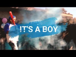 Baseball Themed Gender Reveal Party