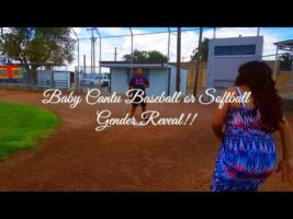 Baby Cantu Baseball or Softball Gender Reveal