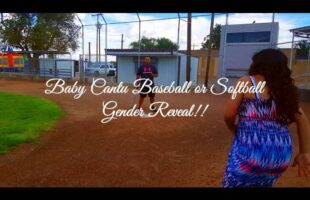 Baby Cantu Baseball or Softball Gender Reveal