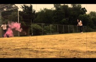 CUTEST BASEBALL GENDER REVEAL EVER!!!