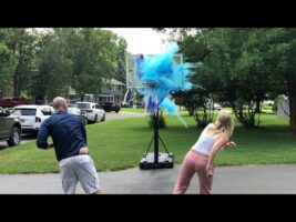 Epic basketball gender reveal!!!