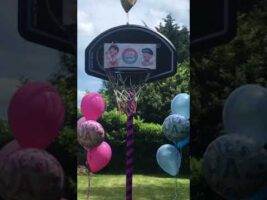 Basketball Baby Gender Reveal