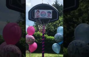 Basketball Baby Gender Reveal