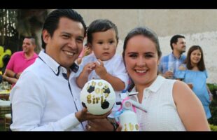 SOCCER BALL & EXTINTOR GENDER REVEAL