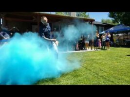 Soccer ball gender reveal