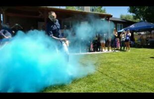 Soccer ball gender reveal