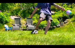 Slow Motion Soccer Ball Gender Reveal