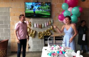 BEST BABY GENDER REVEAL IDEA – EGG ROULETTE – SO FUNNY!