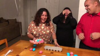 Epic egg Gender Reveal!